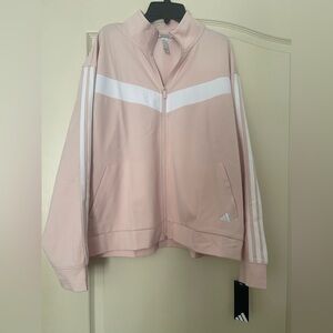 NWT, adidas Pink and White Women's Jacket